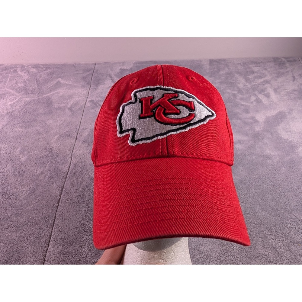 Kansas City Chiefs NFL OTS Red Adjustable Baseball Hat Cap OSFA